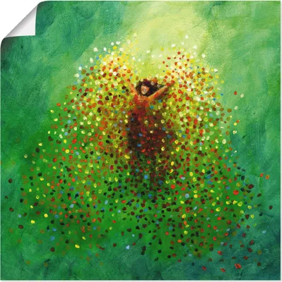 Produktbild von ARTland Poster Sich selbst feiern Größe: 70x70 cm