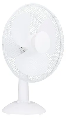Produktbild von Lifetime Air Tischventilator 23 cm - 22 W - 2 Geschwindigkeiten - Oszillierender Ventilator - Neigbar - Schreibtischventilator - Weiß [51103]