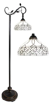 Obrázok produktu pre Clayre & Eef Tiffany Stojaca lampa 152 cm Hnedá béžová Polyresin