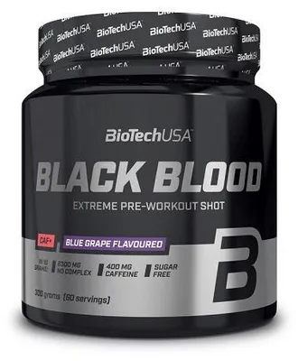 Produktbild von BioTech Black Blood CAF+ 300g (40 Serv.)