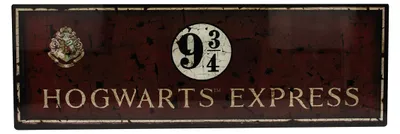 Glasposter Hogwarts Express 60x20 cm Harry Potter