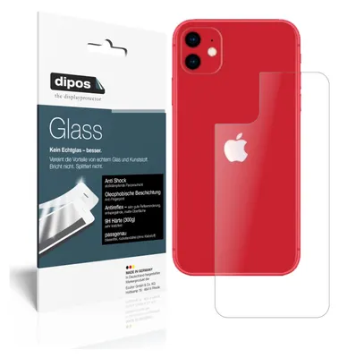 Obrázok produktu pre 1x ochranná fólia pre Apple iPhone 11 zadný kryt matná - proti nárazom 9H fólia dipos Glass plastové sklo