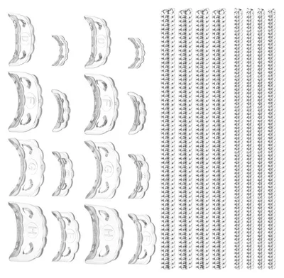 Produktbild von INF Unsichtbarer Ringgrößenversteller TPU und PC 10cm x 0.3cm 24er Set