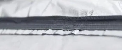 Produktbild von AMiO Autoabdeckung Schutzhülle Grau wasserdicht Innenbereich Außenbereich 510cm 185cm 150cm XL