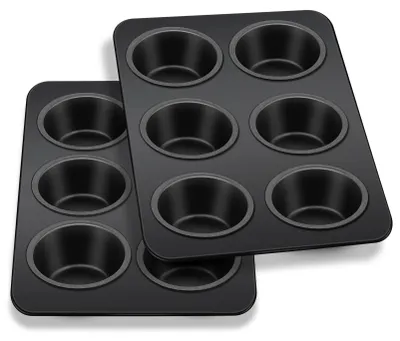 Obrázok produktu pre Sada 6 kusov formičiek na muffiny z nehrdzavejúcej ocele