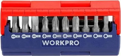 Produktbild von Bitsatz Workpro Schraubendreher 13-teilig