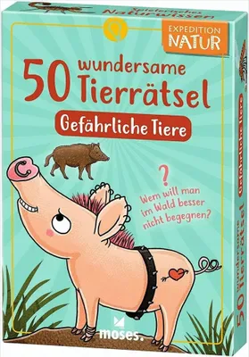 Produktbild von 50 wundersame Tierrätsel - Gefährliche Tiere