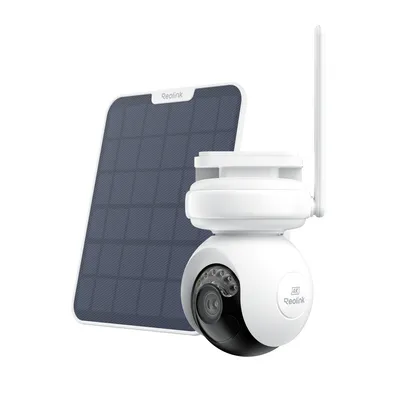 Produktbild von Reolink 4K 8MP Altas PT Ultra+SP2, 20000mAh Akku-Kamera mit kontinuierlicher Aufnahme, ColorX Nachricht, WiFi 6, Unterstützt bis zu 512GB SD-Karte.