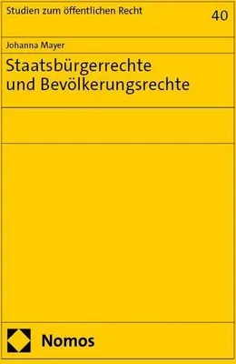 Produktbild von Staatsbürgerrechte und Bevölkerungsrechte