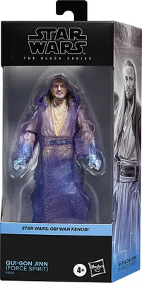 Image de Hasbro Star Wars : Obi-Wan Kenobi Série Noire Actionfigur Qui-Gon Jinn (Force Spirit) 15 cm