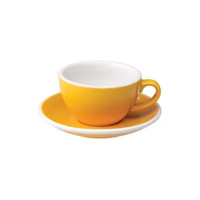 Obrázek produktu pro Šálek na cappuccino s podšálkem Loveramics Egg Yellow, 200 ml