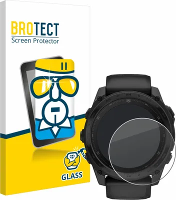 Produktbild von BROTECT Schutzglas für Garmin Tactix 8 AMOLED (51 mm) Displayschutz 9H Glas klar transparent
