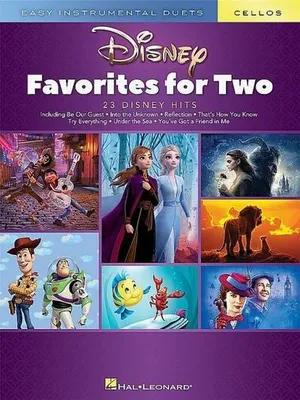 Obrázek produktu pro Disneyho oblíbené skladby pro dva: Snadné instrumentální duety – vydání pro violoncello