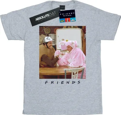 Produktbild von Friends - "Arm Wrestling" T-Shirt für Herren BI26155 (S) (Grau)