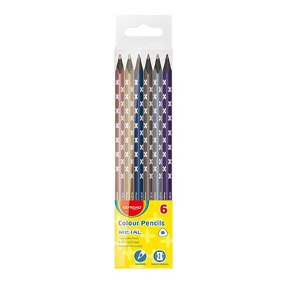 Image de CWR KR971869 crayon de couleur Métallique 6 pièce(s)