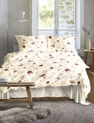 Produktbild von Irisette GmbH & Co. KG Edel-Feinbiber Bettwäsche Set Koala-J 8627 Farbe rot Größe 140x200+70x90