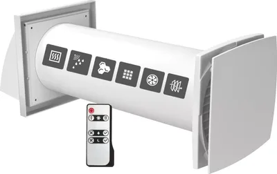 Produktbild von Solo+ 100 Wand-Wärmerückgewinnungsgerät für Einzelräume + Fernbedienung