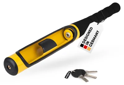 Produktbild von alca® Lenkradsperre Lenkradschloss Wegfahrsperre Lenkradkralle Diebstahlsicherung Lenkradschloss 3 Schlüssel für alle Lenkradstärken Gesamtlänge: 615 mm
