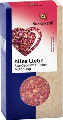 Image de Mélange d'épices aux fleurs - "Tout l'amour" - 40g | SONNENTOR