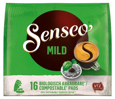 Produktbild von Senseo Mild, Pads, 16er, 111 g, UTZ
