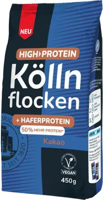 Produktbild von Kölln High Protein Köllnflocken Kakao, 7x450g