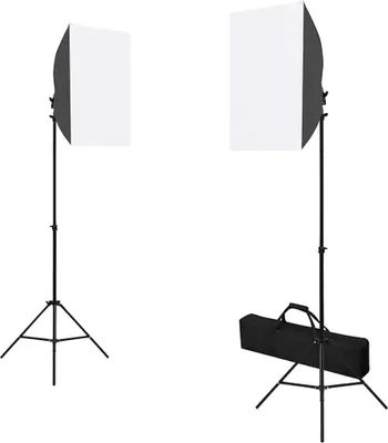 Obrázek produktu pro sada fotoateliéru vidaXL se softboxy, systémem pozadí a reflektorem
