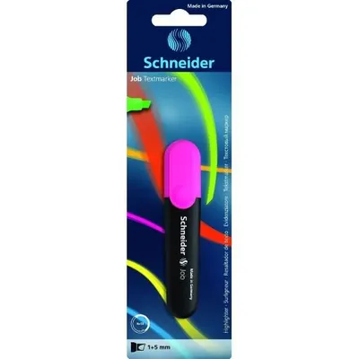 Produktbild von Schneider Textmarker Job pink, Blisterkarte mit 1 Stück
