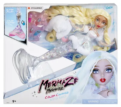 Obrázok produktu pre Mermaze Mermaidz Zimné vlny Gwen Bábika morskej panny Efekt zmeny farby