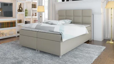 Produktbild von Boxspringbett Schlafzimmerbett TONIO 140x200cm inkl.Bettkasten
