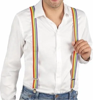 Immagine prodotto di Bretelle arcobaleno Jumadas – LGBTQ – LGBTQ PRIDE Bretelle