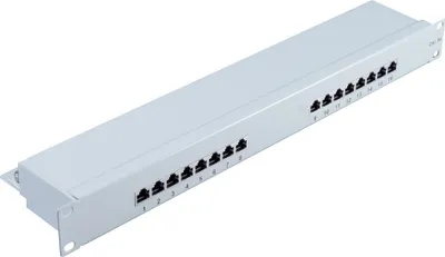 Produktbild von cat 5e 19" 1HE-Patchpanel 16 Port