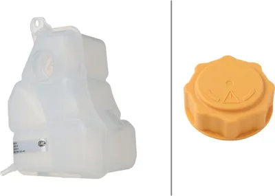 Produktbild von Ausgleichsbehälter Kühlmittel Kunststoff mit Deckel HELLA für u.a. FORD FIESTA