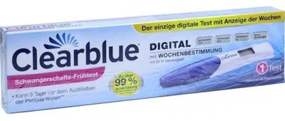 Productafbeelding van Clearblue Zwangerschapstest met vaststelling van de zwangerschapsduur, 1 teststrip