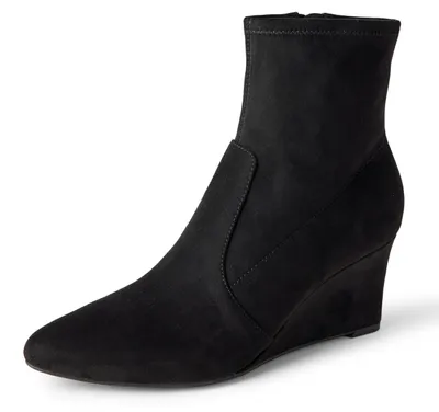 Immagine prodotto di Stivaletti da donna Essentials, con tacco a zeppa e cerniera, colore nero