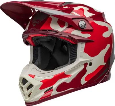 Immagine prodotto di Casco BELL Moto-9S Flex - Ferrandis Méchant Rosso lucido/Argento