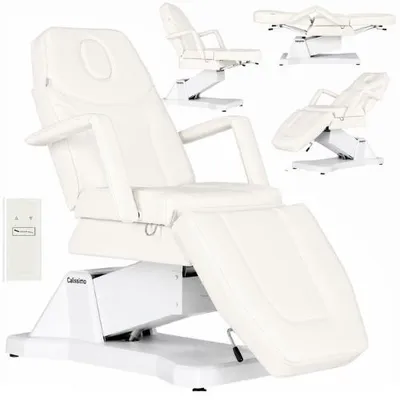 Zdjęcie produktu dla Fotel kosmetyczny elektryczny do salonu kosmetycznego pedicure regulacja 5 siłowników Erwin
