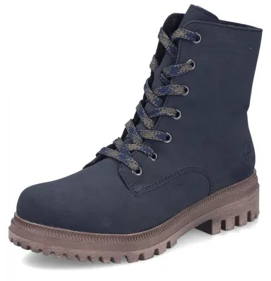 Produktbild von Rieker Damenschuhe Schnürstiefel Blau Freizeit