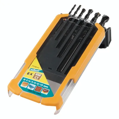 Immagine prodotto di set di punte universali wolfcraft da 6 pezzi 3-10 mm 7114000