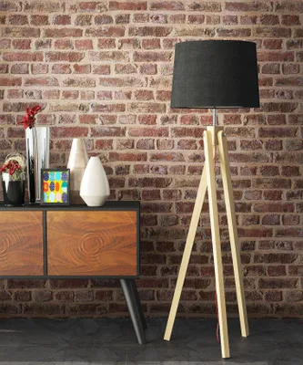 Produktbild von NEWROOM Tapete Beige Papiertapete Mauer - Ziegelstein Rustikal Braun Rot Stein  Backstein Loft Mauerwerk