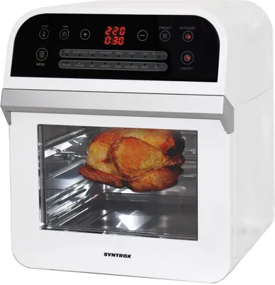 Produktbild von Syntrox Germany Heißluftfritteuse 16in1 Airfryer 12L 1600W weiß