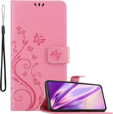 Image de Cadorabo Housse pour Asus ZenFone 8 FLIP Housse de protection rose Housse pour téléphone portable Etui Case Fleurs Flower