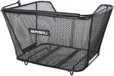 Produktbild von Basil Hinterradkorb Lesto 32 x 41,5 x 27 cm, engmaschig, schwarz