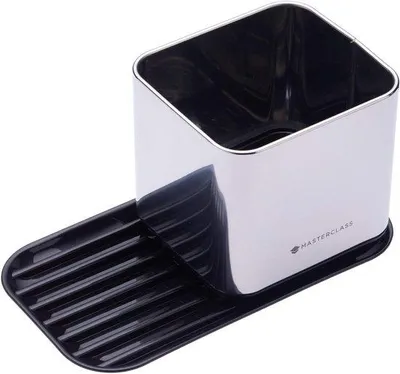Produktbild von Famanu Gootsteen Organizer mit Sponshalter und Bürstenhalter – Edelstahl, 20 x 11 x 11 cm