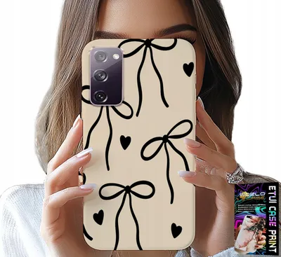 Obrázek produktu pro Pouzdro Pro Samsung Galaxy S20 Fe - Béžová Mašle S Módním Vzorem