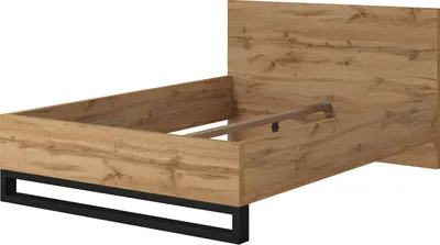 Produktbild von Bett Doppelbett 140x200 HELENE HL30 eiche wotan