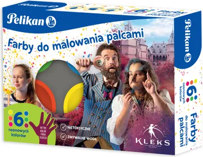 Immagine prodotto di Farby do malowania palcami 6 kolorów po