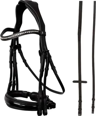 Productafbeelding van Anky Weymouth Comfort Fit Ath22001 hoofdstel, zwart, volledig zwart