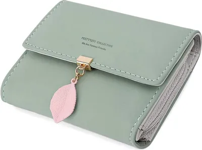Image de Petit porte-monnaie pour femme en similicuir souple dans différentes belles couleurs