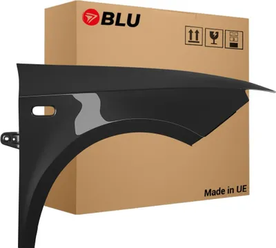 Immagine prodotto di BLU Parafango compatibile con Seat Ibiza (6J - IV 4. Generation) LW7Z Destra Grau Grau Track | 2008-2017 | Anteriore | Verniciato | Pronto per il montaggio | Zincato