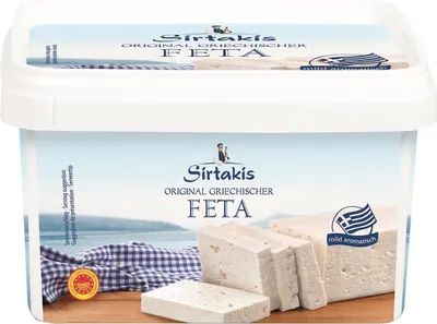 Produktbild von Sirtakis Feta 800g Schafkäse Schafskäse in Salzlake 43% Fett i.Tr. Griechenland